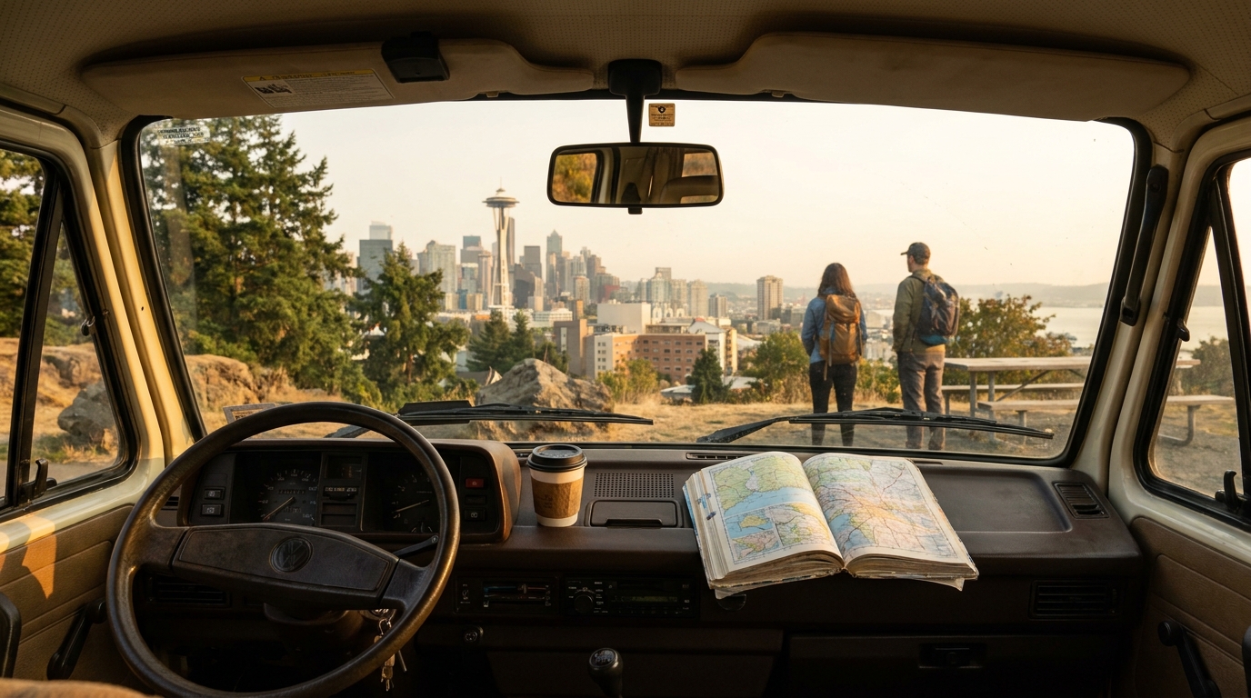 Map for Budget RV Itinerary in Seattle - Affordable Routes 2026